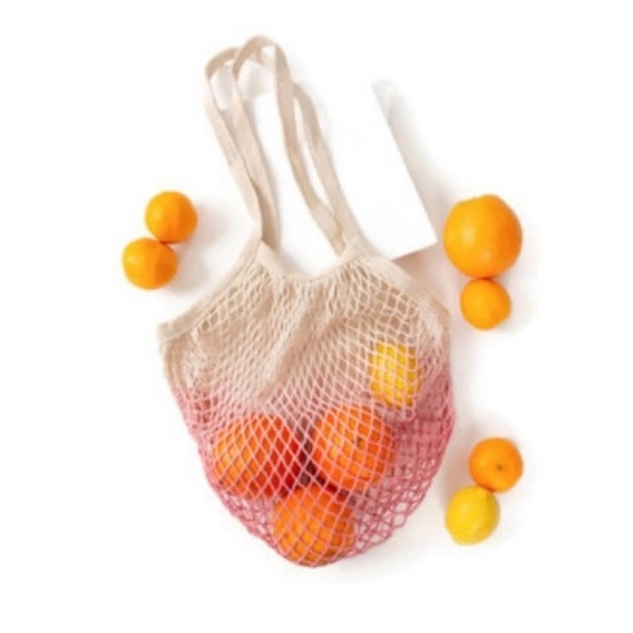 Camp Collection Dip Dye Market Tote in Pink Ombré - Picture 5 of 8